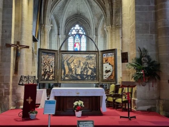4 Retable de Koblenz-Choeur de l'église d'Auvers sur Oise 2022-530x676x45cm